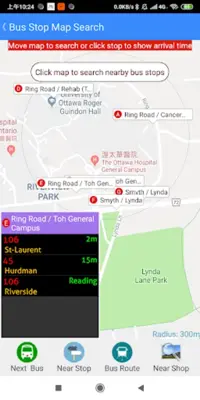 Ottawa Bus Tracker android App screenshot 0