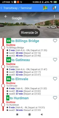 Ottawa Bus Tracker android App screenshot 3